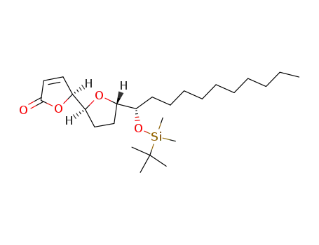 (2S,2'S,5'S)-5'-[(S)-1-(tert-Butyl-dimethyl-silanyloxy)-undecyl]-2',3',4',5'-tetrahydro-2H-[2,2']bifuranyl-5-one