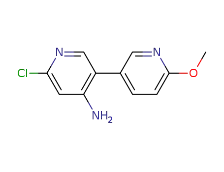 2-chloro-5-(6-methoxypyridin-3-yl)pyridin-4-amine