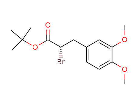 (S)-tert-butyl-3-(3,4-dimethoxyphenyl)-2-bromopropanoate