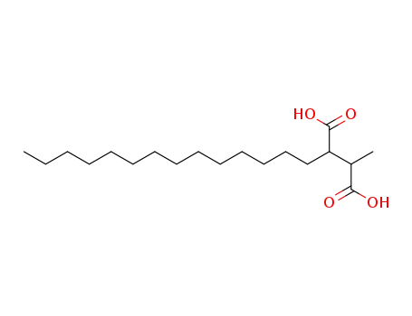 Molecular Structure of 5703-13-9 (2-methyl-3-tetradecyl-succinic acid)