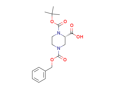 (S)-1-Boc-4-Cbz-2-piperazine carboxylic acid cas no. 138775-03-8 98%