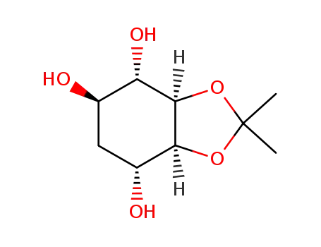 (3aα,4α,5β,7β,7aα)-hexahydro-2,2-dimethylbenzo<d>-1,3(2H)-dioxol-4,5,7-triol
