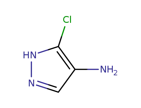 Molecular Structure of 103286-54-0 (4-Chloro-2H-pyrazol-3-ylaMine)