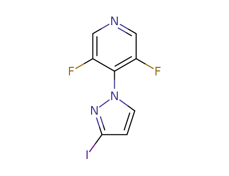3,5-difluoro-4-(3-iodo-1H-pyrazol-1-yl)pyridine