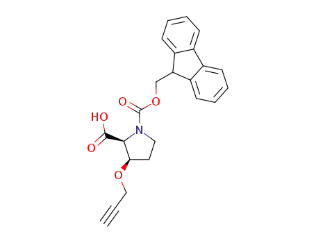 (2S,3R)-1-(((9H-fluoren-9-yl)methoxy)carbonyl)-3-(prop-2-yn-1-yloxy)pyrrolidine-2-carboxylic acid