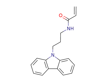 Molecular Structure of 59135-37-4 (2-Propenamide, N-[3-(9H-carbazol-9-yl)propyl]-)