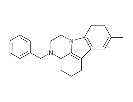 3-benzyl-8-methyl-2,3,3a,4,5,6-hexahydro-1H-pyrazino[3,2,1-jk]carbazole