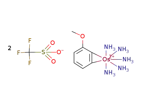 Molecular Structure of 115289-80-0 ({Os(NH3)5(2,3-η2-PhOCH3)}(Otf)2)