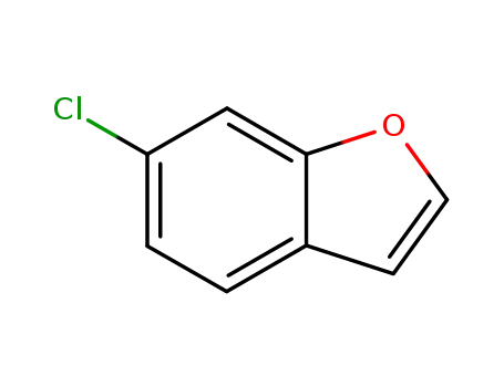 Molecular Structure of 151619-12-4 (Benzofuran,  6-chloro-)