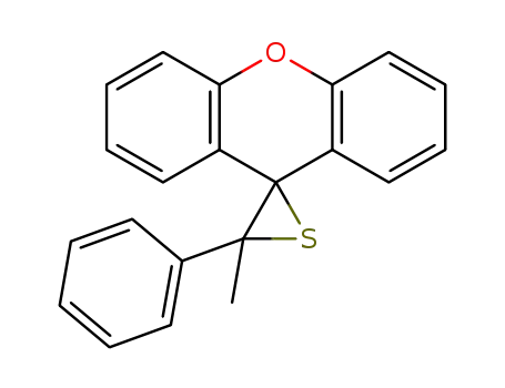 Molecular Structure of 113569-42-9 (3-methyl-3-phenyl-spiro[thiirane-2,9'-xanthene])