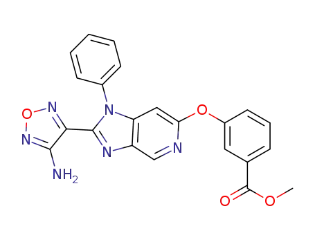 Benzoic acid,
3-[[2-(4-amino-1,2,5-oxadiazol-3-yl)-1-phenyl-1H-imidazo[4,5-c]pyridin-
6-yl]oxy]-, methyl ester