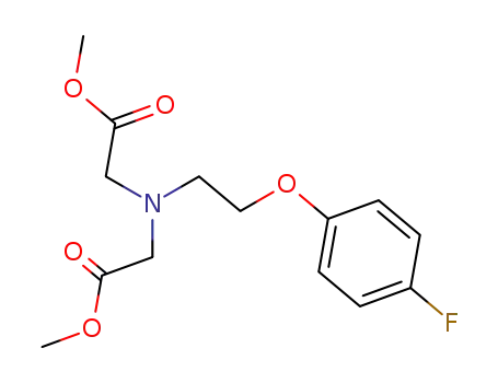 {[2-(4-Fluoro-phenoxy)-ethyl]-methoxycarbonylmethyl-amino}-acetic acid methyl ester