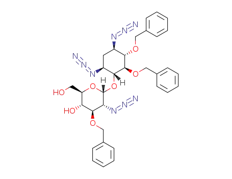 1,3,2’-triazido-5,6,3’-tri-O-benzyl paromamine