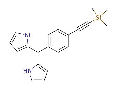 Molecular Structure of 159152-13-3 (meso-<4-(trimethylsilylethynyl)phenyl>dipyrromethane)