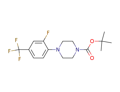 4-(2-Fluoro-4-trifluoromethylphenyl)piperazine-1-carboxylic acid tert-butyl ester