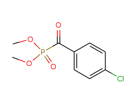 Molecular Structure of 33493-32-2 (DIMETHYL(4-CHLOROPHENYLOXOMETHYL)PHOSPHONATE)