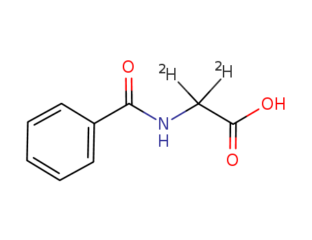 Glycine-2,2-d<sub>2</sub>, N-benzoyl-