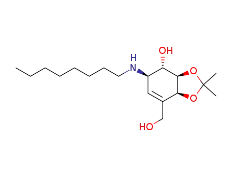 (1S,4R,5R,6S)-5-hydroxy-2-(hydroxymethyl)-8,8-dimethyl-4-octylamino-7,9-dioxabicyclo[4.3.0]non-2-ene