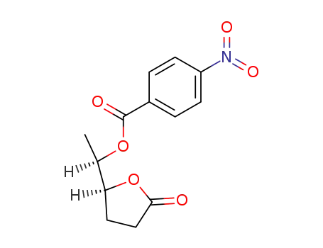 p-nitrobenzoate of D-(+)-amicetono-γ-lactone