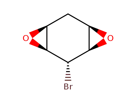 Molecular Structure of 55990-90-4 ((1α,2α,3α,5α,7α)-2-Brom-4,8-dioxatricyclo<5.1.0.0<sup>3,5</sup>>octan)
