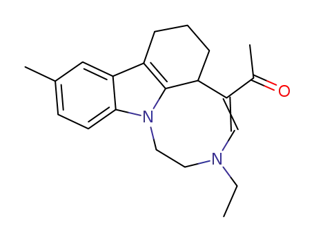 1-(3-ethyl-10-methyl-2,3,5a,6,7,8-hexahydro-1H-[1,4]diazocino[7,8,1-jk]carbazol-5-yl)ethanone