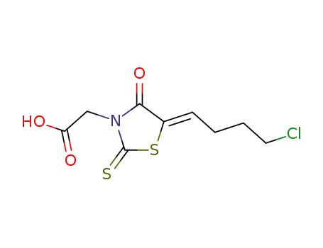 {5-[4-Chloro-but-(Z)-ylidene]-4-oxo-2-thioxo-thiazolidin-3-yl}-acetic acid