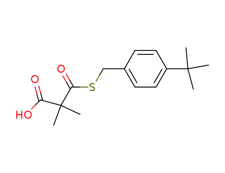 2-(4-tert-Butyl-benzylsulfanylcarbonyl)-2-methyl-propionic acid