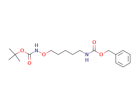 Molecular Structure of 848349-00-8 (8,11-Dioxa-2,9-diazatridecanoic acid, 12,12-dimethyl-10-oxo-,
phenylmethyl ester)