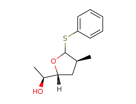 (S)-1-((2R,4S)-4-Methyl-5-phenylsulfanyl-tetrahydro-furan-2-yl)-ethanol