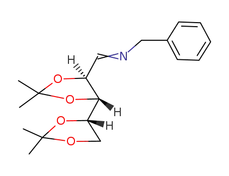 Molecular Structure of 142913-83-5 (Benzyl-[1-((4S,5R,4'R)-2,2,2',2'-tetramethyl-[4,4']bi[[1,3]dioxolanyl]-5-yl)-meth-(Z)-ylidene]-amine)