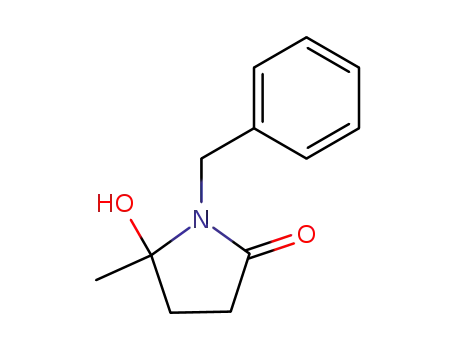 2-Pyrrolidinone, 5-hydroxy-5-methyl-1-(phenylmethyl)-