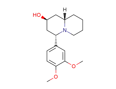 2H-Quinolizin-2-ol,4-(3,4-dimethoxyphenyl)octahydro-, (2S,4S,9aS)-