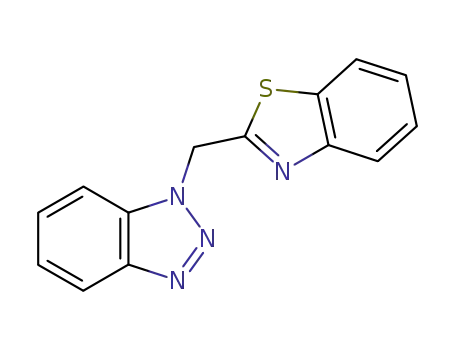 Molecular Structure of 156272-74-1 (1-(1,3-Benzothiazol-2-ylmethyl)-1H-1,2,3-benzotriazole)