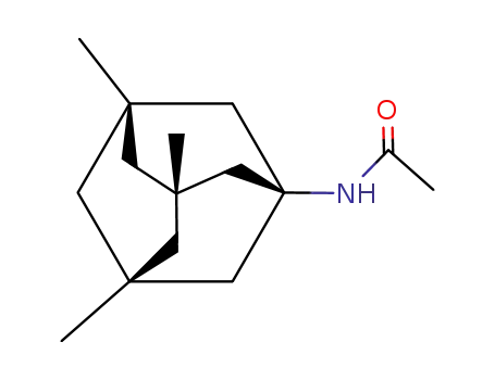 Molecular Structure of 15210-64-7 (N-acetyl-3,5,7-trimethyl-1-aminoadamantane)