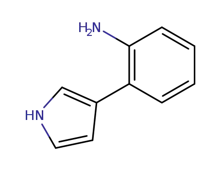Molecular Structure of 78599-49-2 (Benzenamine, 2-(1H-pyrrol-3-yl)-)