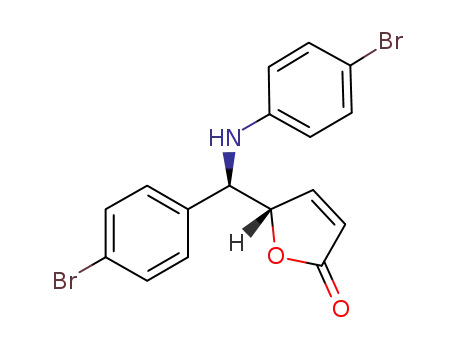 (S)-5-[(R)-(4-bromophenyl)(4-bromophenylamino)methyl]furan-2(5H)-one