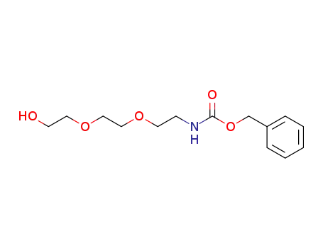 Molecular Structure of 205535-92-8 ((2-[2-(2-HYDROXY-ETHOXY)-ETHOXY]-ETHYL)-CARBAMIC ACID BENZYL ESTER)