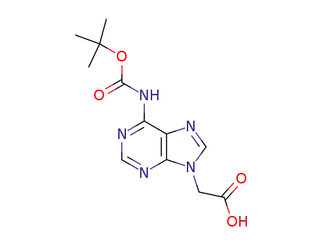 (N<sup>6</sup>-Boc-N<sup>9</sup>-adeninyl)acetic acid