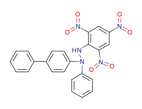 Molecular Structure of 115101-31-0 (<i>N</i>-biphenyl-4-yl-<i>N</i>-phenyl-<i>N</i>'-picryl-hydrazine)