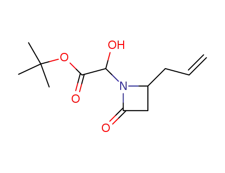 2-Hydroxy-2-<2-oxo-4-(2-propenyl)-1-azetidinyl>essigsaeure-tert-butylester