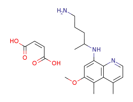 1,4-Pentanediamine, N4-(6-methoxy-4,5-dimethyl-8-quinolinyl)-, (2Z)-2-butenedioate (1:1)