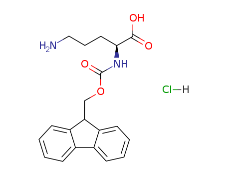 (2S)-5-amino-2-(9H-fluoren-9-ylmethoxycarbonylamino)pentanoic acid,hydrochloride