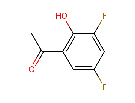 Molecular Structure of 140675-42-9 (3',5'-DIFLUORO-2'-HYDROXYACETOPHENONE)
