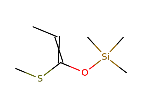 Trimethyl-((E)-1-methylsulfanyl-propenyloxy)-silane