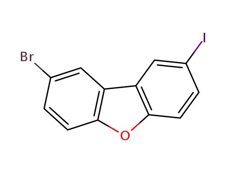 Molecular Structure of 916435-41-1 (2-bromo-8-iododibenzofuran)