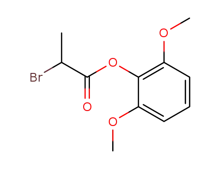 Propanoic acid, 2-bromo-, 2,6-dimethoxyphenyl ester