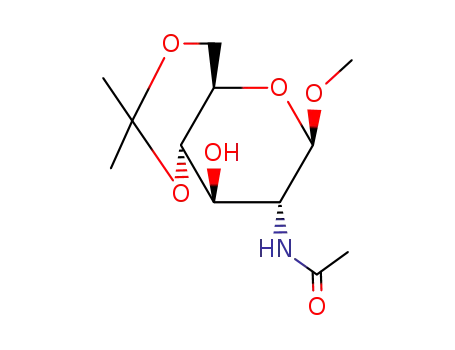 methyl 2-acetamido-2-deoxy-4,6-O-isopropylidene-β-D-glucopyranoside