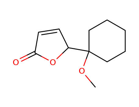 Molecular Structure of 81112-88-1 (5-(1-Methoxy-cyclohexyl)-5H-furan-2-one)