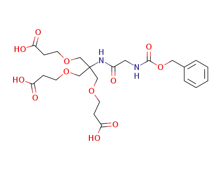 8,8-Bis((2-carboxyethoxy)methyl)-3,6-dioxo-1-phenyl-2,10-dioxa-4,7-diazatridecan-13-oic acid