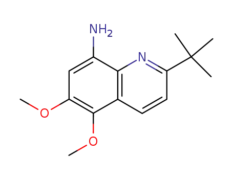 8-Quinolinamine, 2-(1,1-dimethylethyl)-5,6-dimethoxy-
